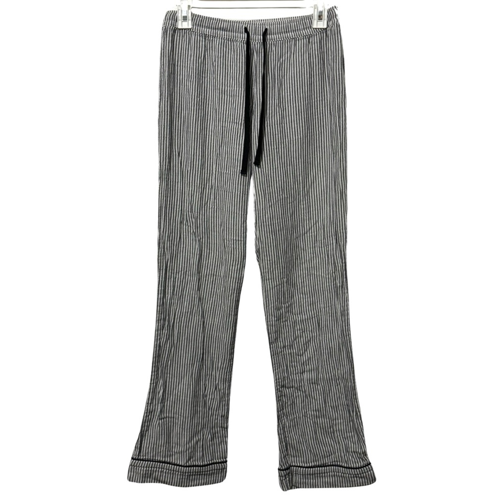 UGG Black and White Striped Pajama Pants
